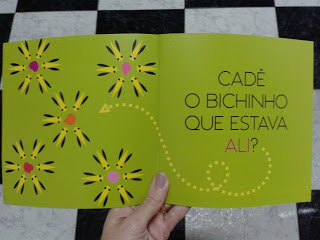 Páginas do livro infantil de Bia Villela: Cadê?